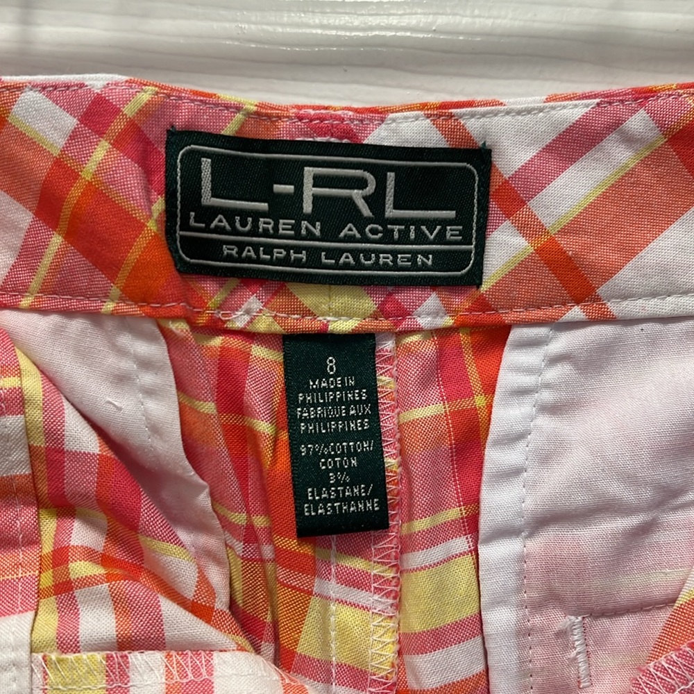 Lauren Ralph Lauren Active plaid golf shorts - Picture 3 of 4